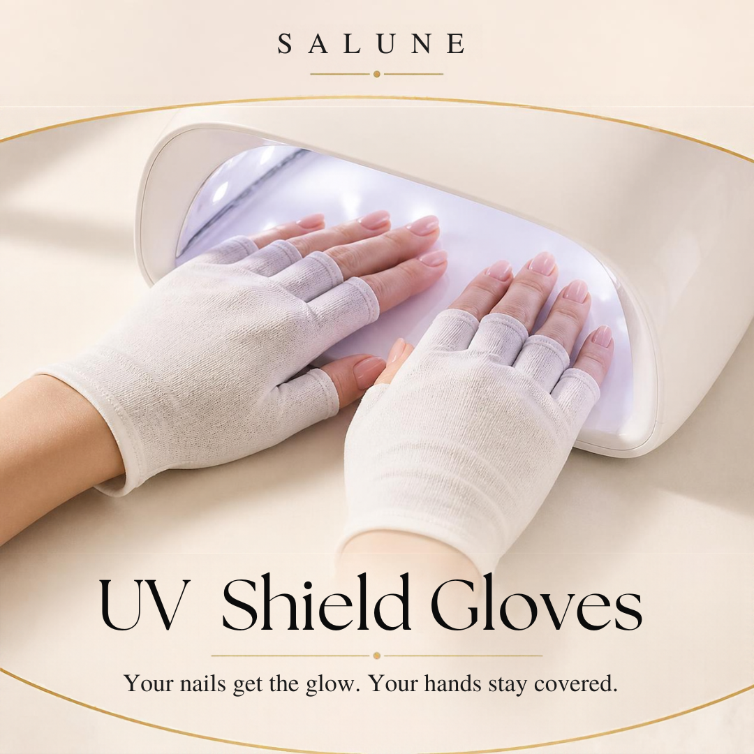 Salune UV shield gel manicure gloves