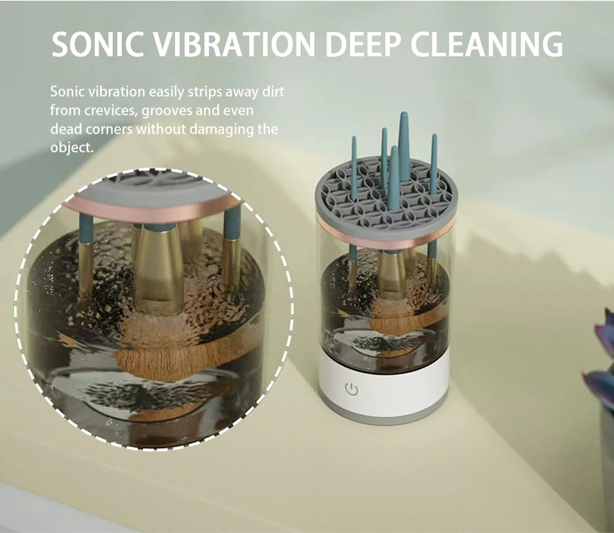 Salune Electric Makeup Brush Cleaner - view 3