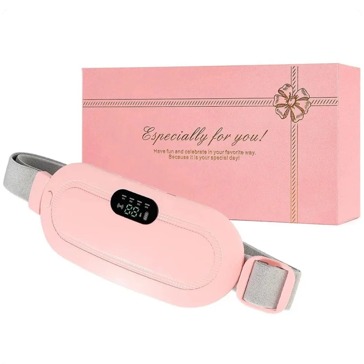 Salune heating belt in its gift box